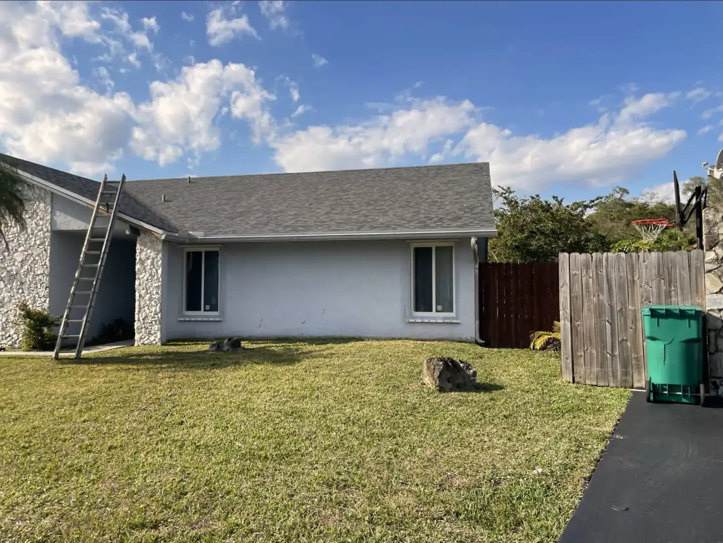 Terri's home after service