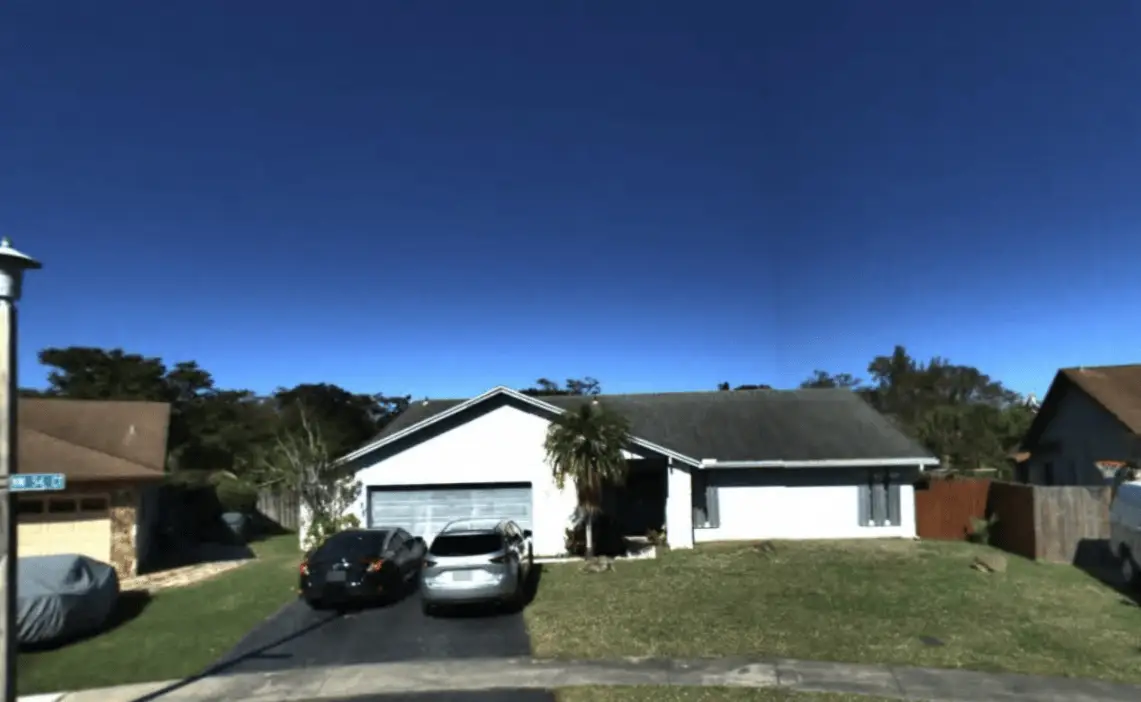 Terri's home before service