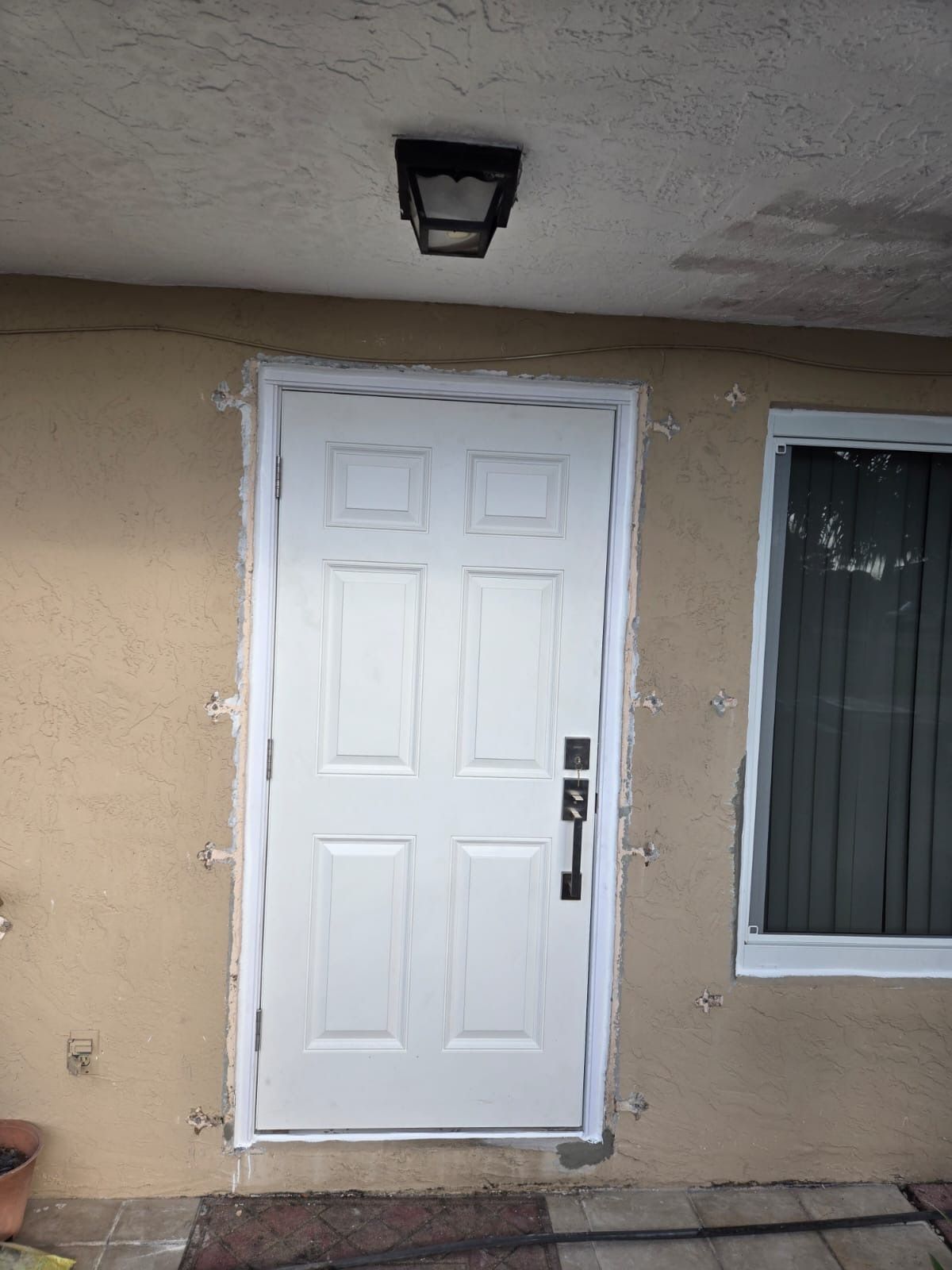Impact door in florida home