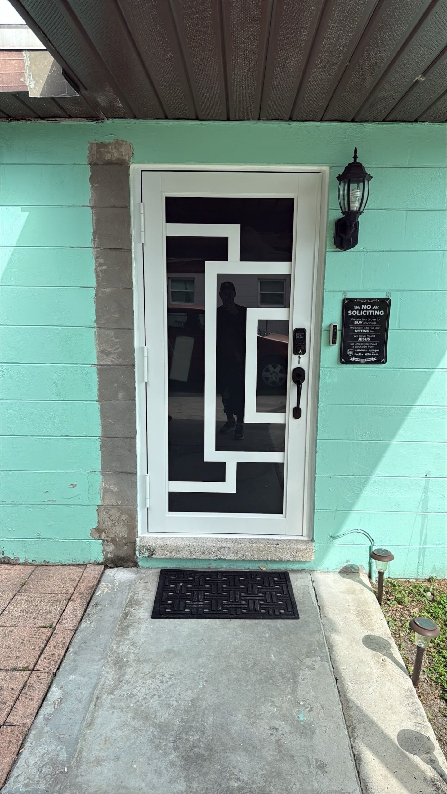 Hurricane proof door