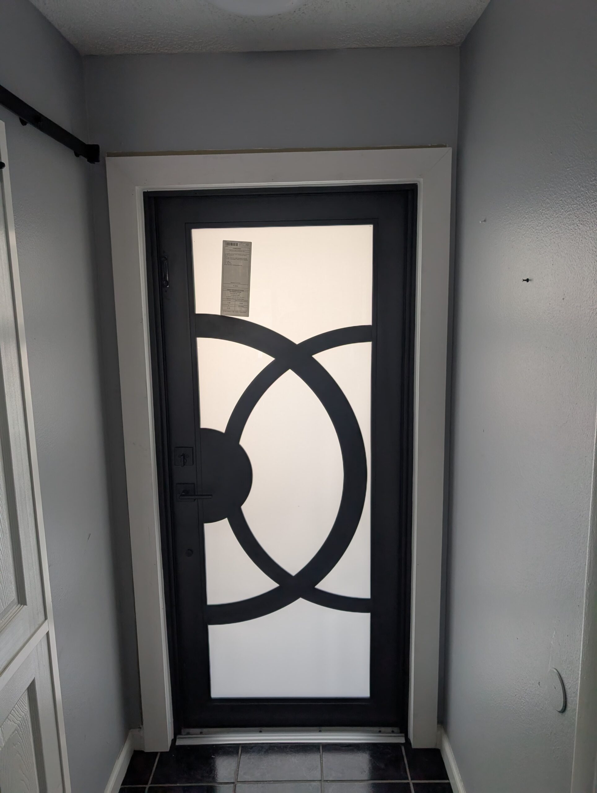 impact door with design